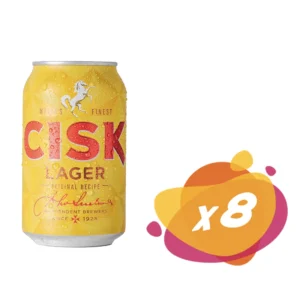 8 Pack Cisk Lager Bier aus Malta