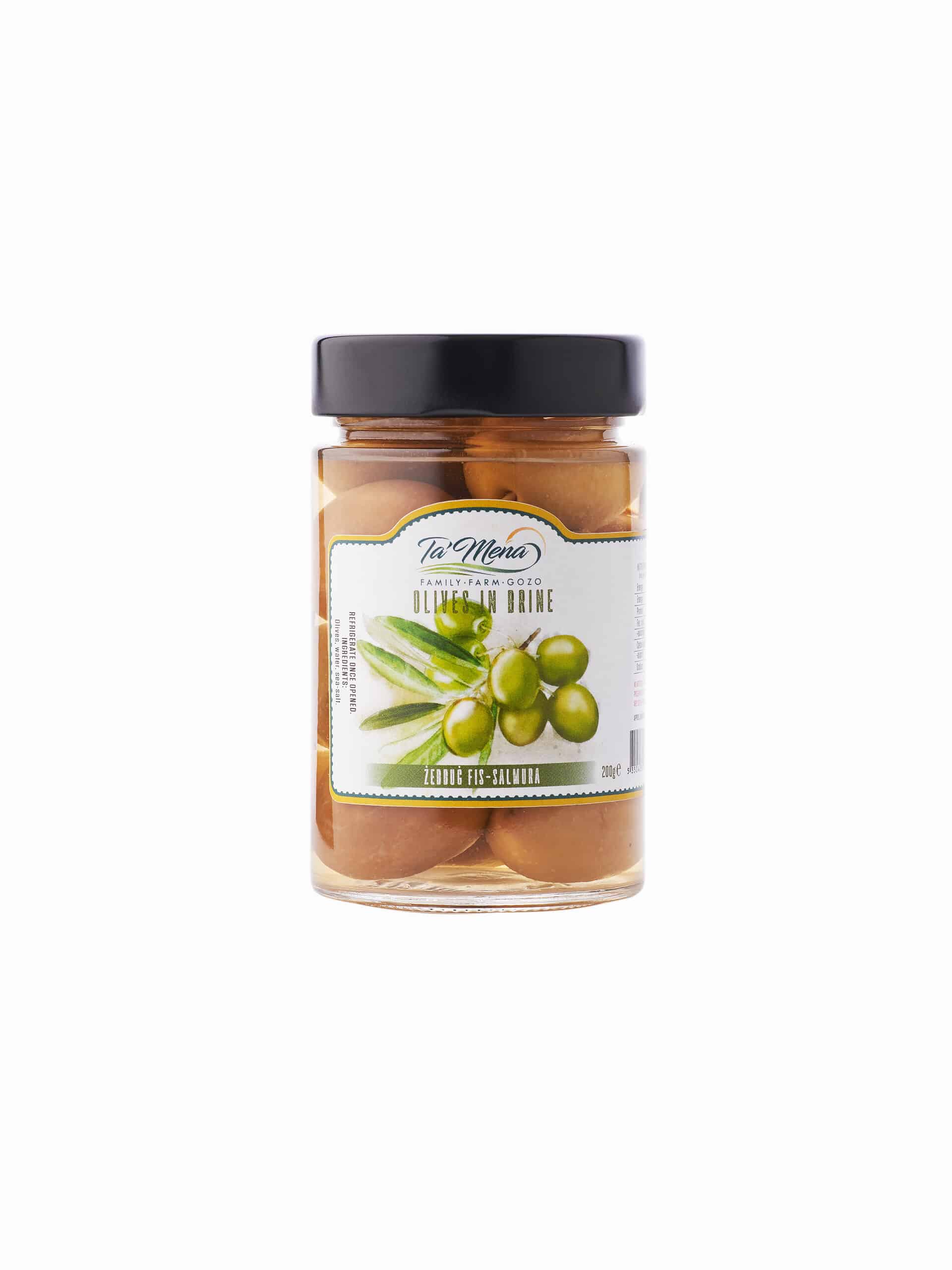 Oliven in Salzlake