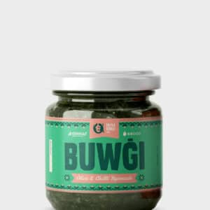 Buwgi – Tapenade aus Oliven, Sultaninen und grünen Chilischoten – 212 ml